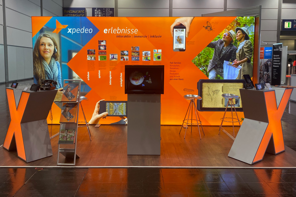 Messestand xpedeo