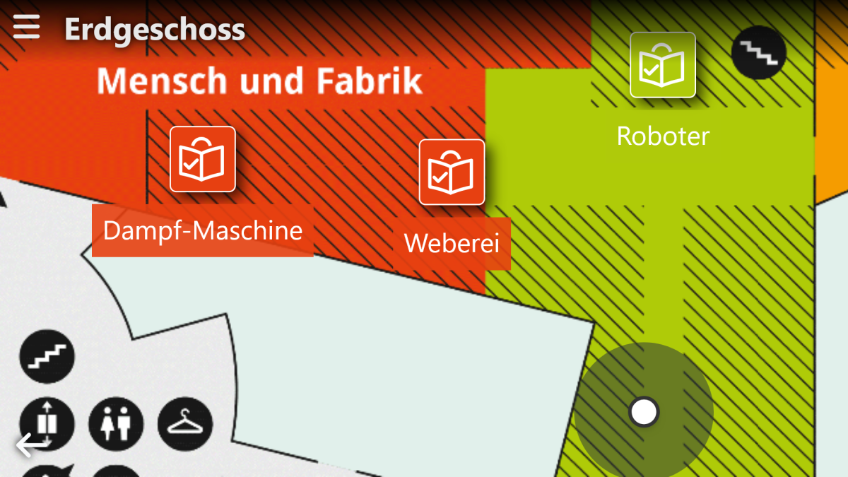 Navigation über Grundrisse in leichter Sprache Navigation über Grundrisse in leichter Sprache